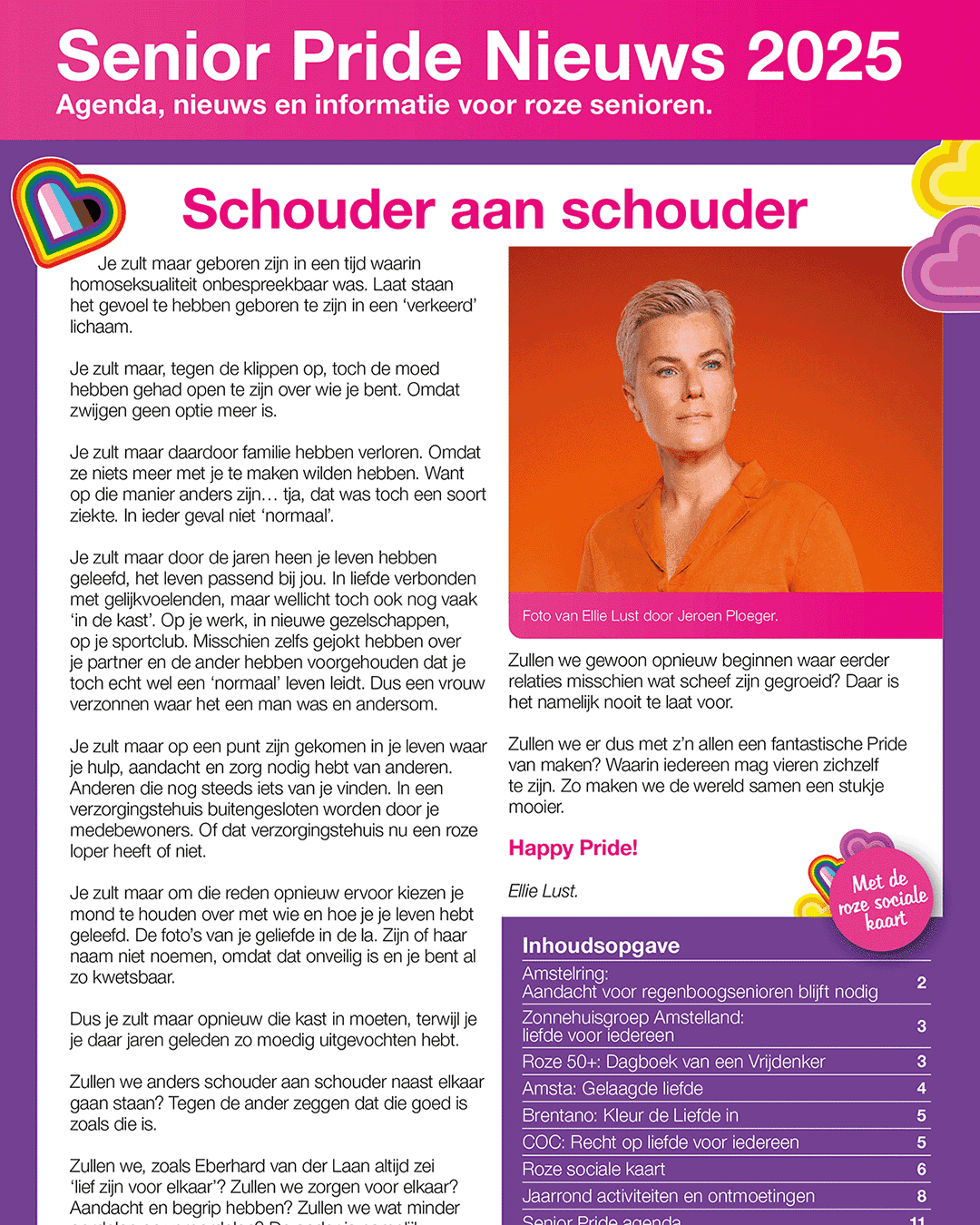 Senior Pride nieuwsbrief