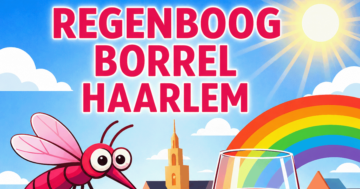 Regenboogborrel Haarlem