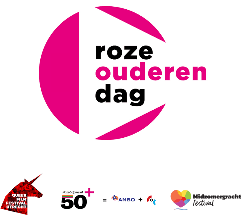 Rozeouderendag met logo